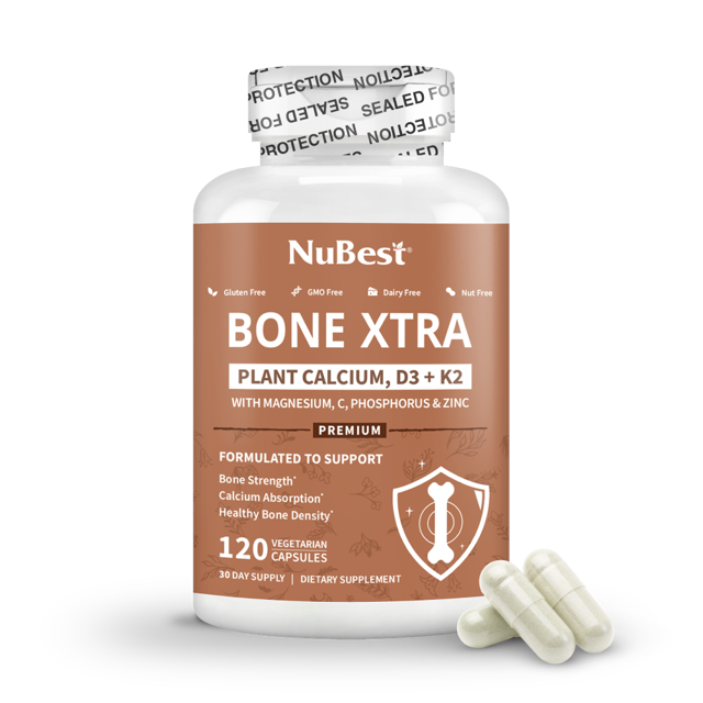 Bone Xtra, Plant-Based Formula for Teens & Adults, 120 Vegan Capsules