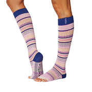 Half Toe Scrunch Knee High Grip Socks