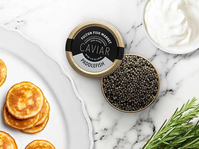 Fulton Fish Market Wild Paddlefish Caviar