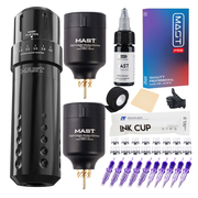 Tattoo Kit | Mast Flip Rotary Tattoo Machine Pen Wireless Advanced Bundle