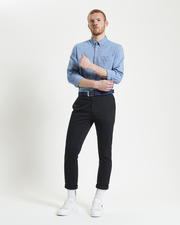 Long Sleeve Signature Oxford Shirt in Airforce