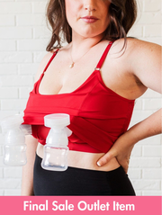 SALE! [LACE BACK] Amelia Pumping & Nursing Crop Cami (FINAL SALE)