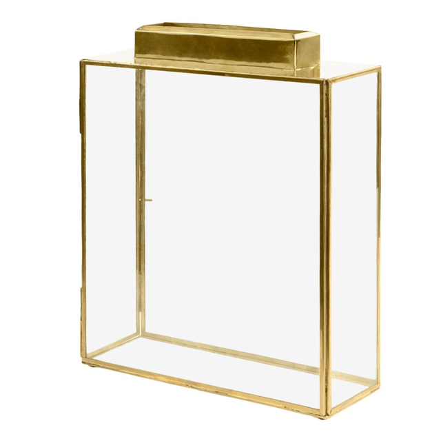 Glass Wedding Card Gift Box Holder