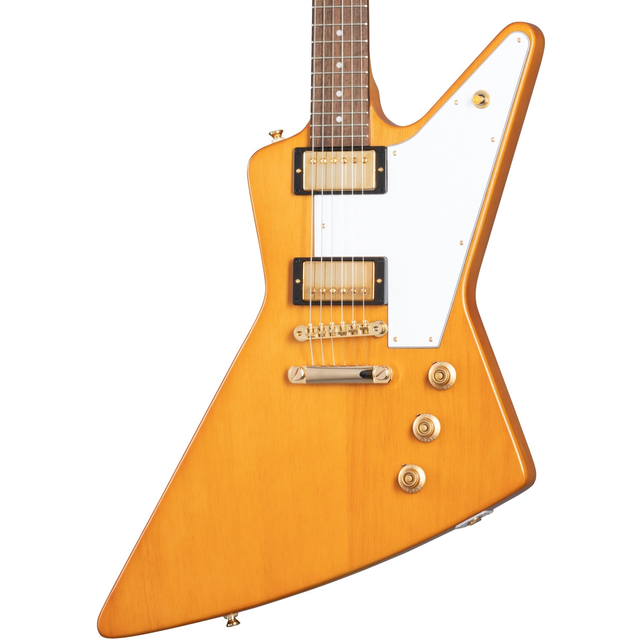 Epiphone 1958 Korina Explorer Electric Guitar in Aged Natural