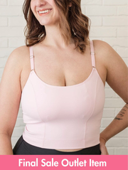 SALE! [LACE BACK] Amelia Pumping & Nursing Crop Cami (FINAL SALE)