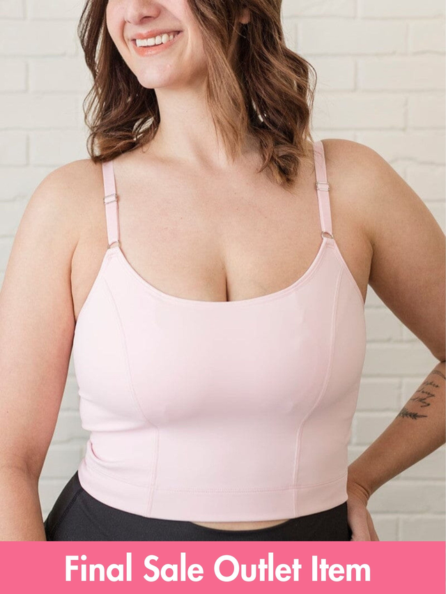 SALE! [LACE BACK] Amelia Pumping & Nursing Crop Cami (FINAL SALE)