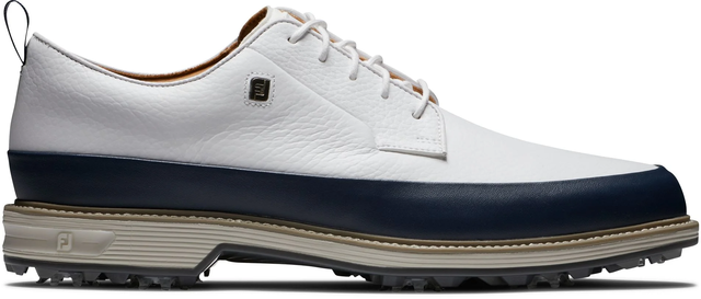 FootJoy Dryjoys Premiere Series Field LX Golf Shoes - White/Navy 54395