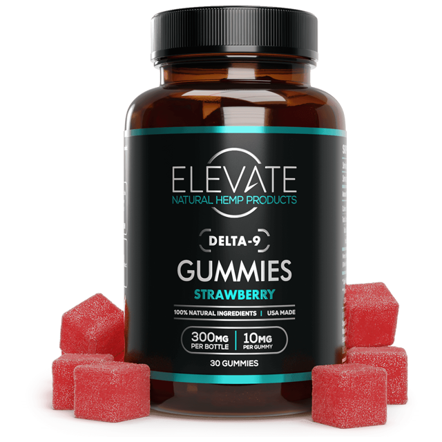 Delta 9 THC Gummies - Strawberry