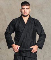 Men's Essential Black Brazilian Jiu Jitsu BJJ Gi