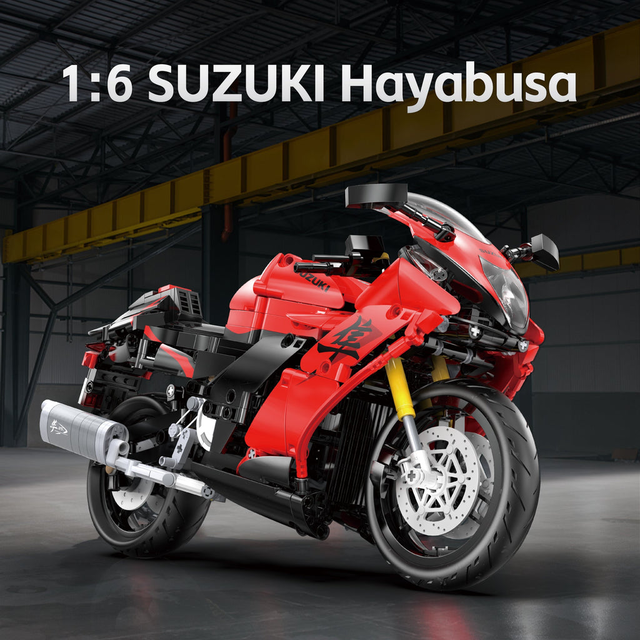 Cada 1:6 SUZUKI Hayabusa C64051W