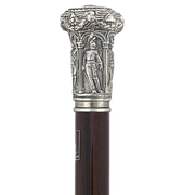 My Lord Emperor Solid Pewter Silver Knob w/ Stamina Wood Shaft