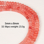 Handcrafted Bohemian Abacus-Shaped Natural Stone Beads - Perfect for DIY Jewelry, Durable & Stylish Spacer Charms for Bracelets and Necklaces