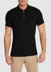 Dario Quarter Zip Smart Polo