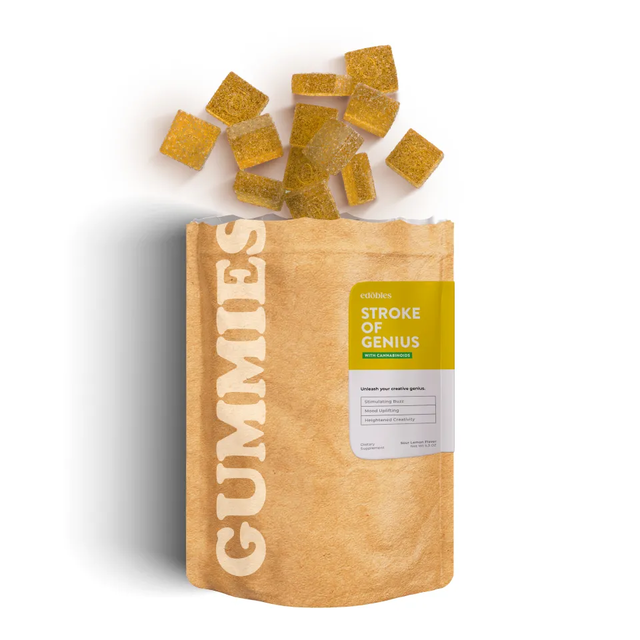 Stroke Of Genius Gummies - D9, HHC, CBD, THCV Blend