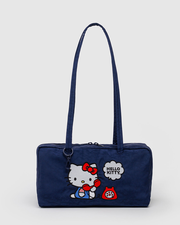 Nylon Bowler Bag - Embroidered Hello Kitty Phone