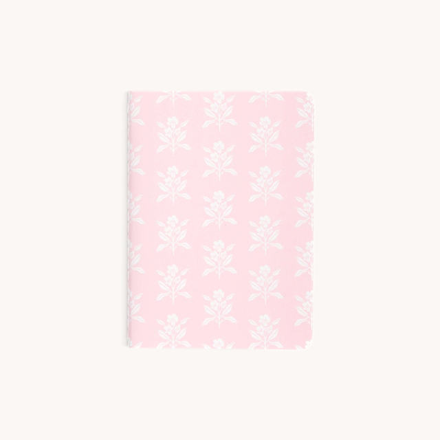 Mini Notebook, Blush Block