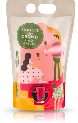 Three's A Crowd Pinot Grigio 1.5L