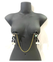 KamukLife Gold Chain Nipple Clip BDSM for kinky fun and Adult Party, sexy products