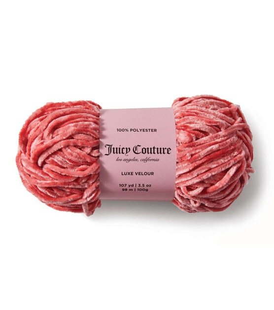 Juicy Couture Luxe Velour 107yds Bulky Polyester Yarn