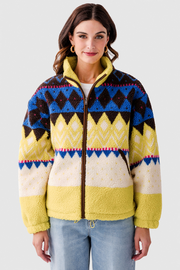 RD Style Whistler Sherpa Zip Front Jacket