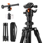 DSLR Camera Tripods Aluminum Travel With Transverse Center Column