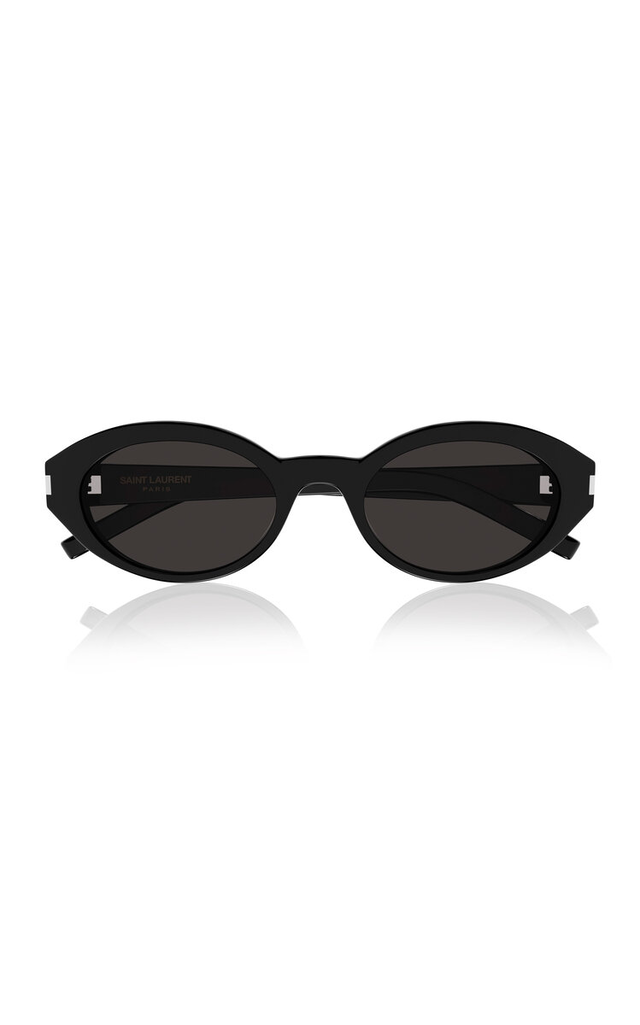 Round-Frame Acetate Sunglasses