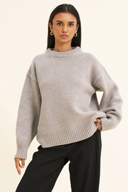 EVELYN KNIT - GREY