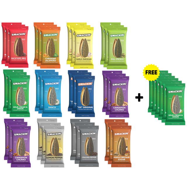 36 Bag Variety Pack + 6 FREE Bags of Sour Cream and Onion