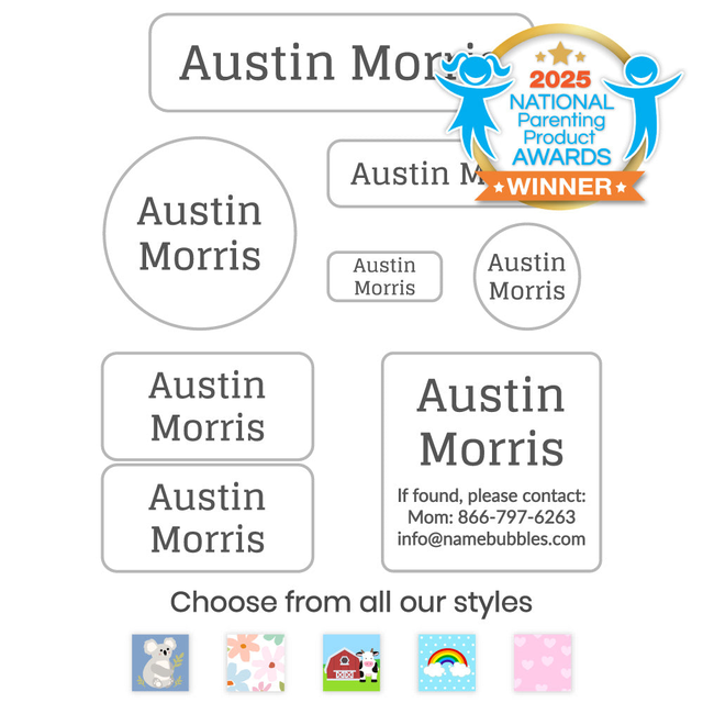 Custom Mega Daycare Labels Pack