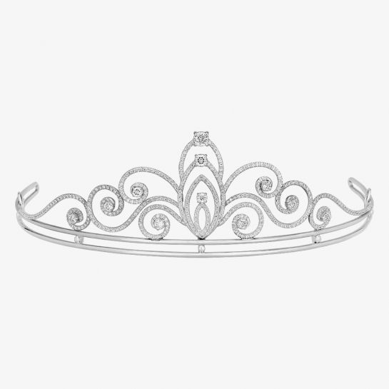 Mastercut Sterling Silver 4.50ct Diamond Encrusted Tiara MASTERCUT_TIARA