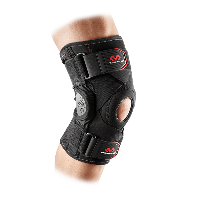 Knee Brace with Polycentric Hinges & Cross Straps