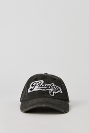 Distressed Playboy Patch Baseball Hat