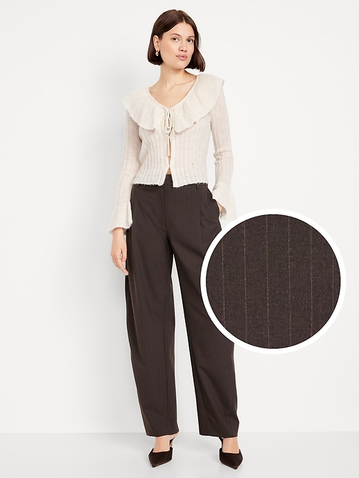 High-Waisted Taylor Barrel Trouser Pants