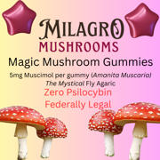 Amanita Muscaria Gummies - 5mg Muscimol Extract Each (flavors vary)