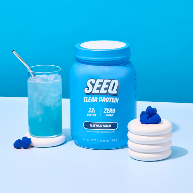 Clear Protein Blue Razz Freeze