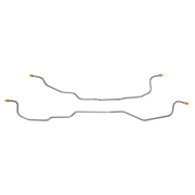 1988-94 Chevrolet GMC Truck 1/2-Ton 4WD 3/16" Rear Axle Brake Lines 2pc, OE Steel