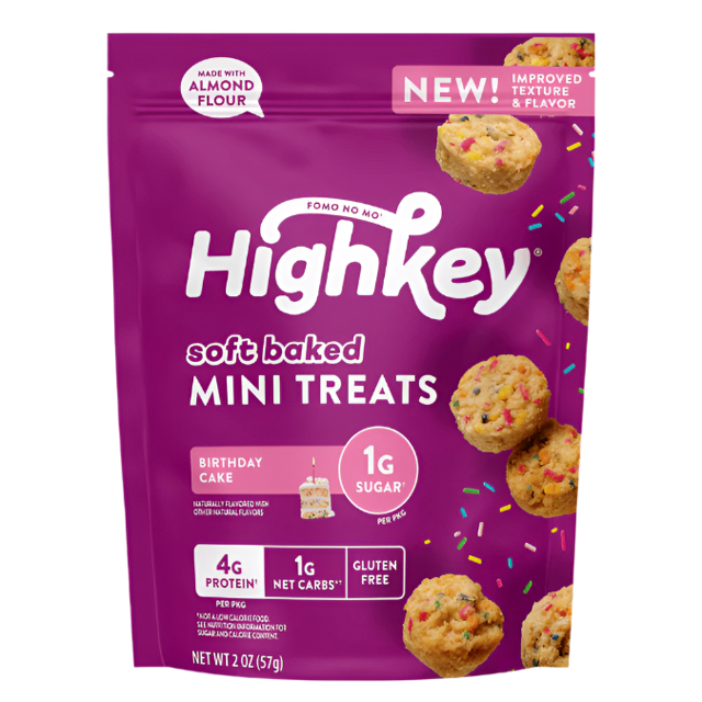 Soft Baked Mini Treats: Birthday Cake (6 Pack - 2 oz bags)