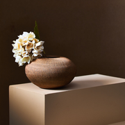 SOMBRA Handmade Ribbed Stoneware Vase, Exclusive | Food52