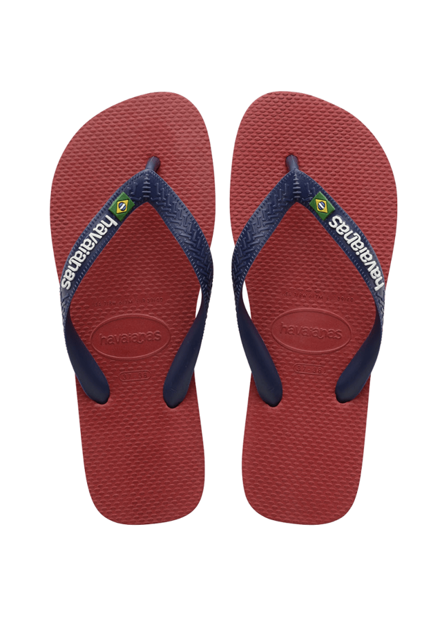 Men's Brazil Logo Flip Flops