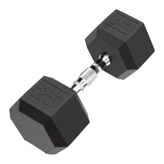 Marcy 25 lb. Rubber Hex Dumbbell | Big 5 Sporting Goods