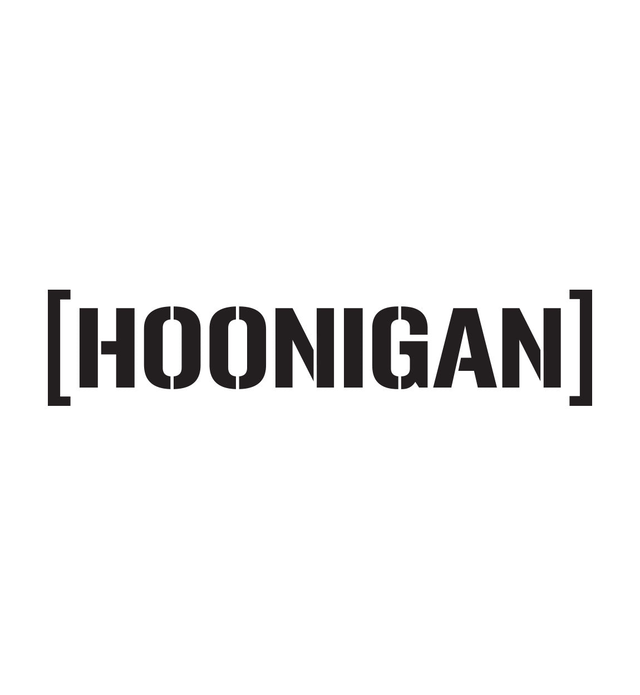 Hoonigan LARGE DIE CUT CENSOR BAR BRACKET LOGO Sticker (28")