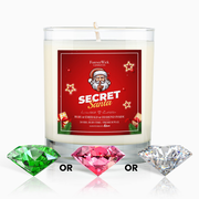 Secret Santa Diamond Candle