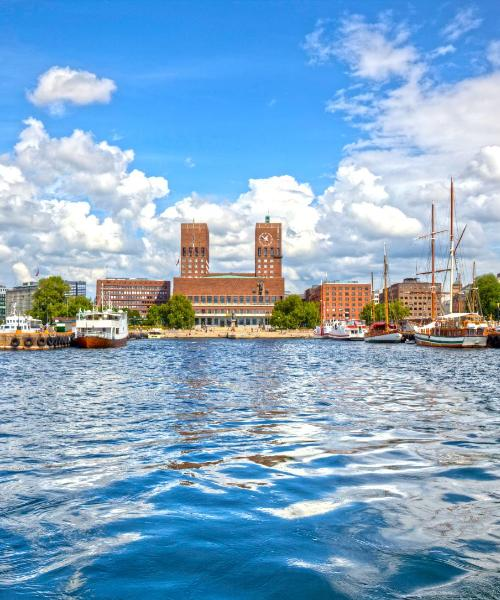 Modern flat overlooking Oslo, Oslo, Norway