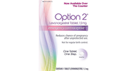 Option 2 Levonorgestrel Tablet 1.5 mg Emergency Contraceptive