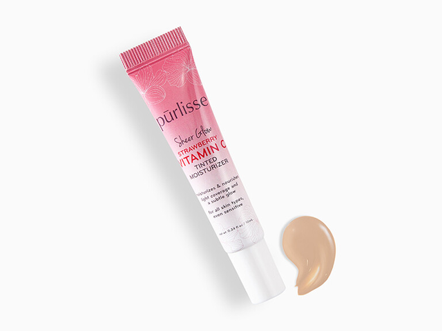 Sheer Glow Strawberry Vitamin C Tinted Moisturizer