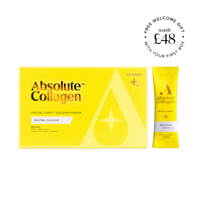 Crystal Clarity™ Marine Collagen Powder Supplement, 14x8g Sachets