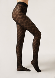 Diamond Tights with Cashmere