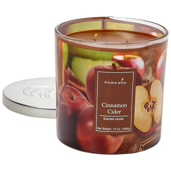 Homewick 14oz. Cinnamon Cider 3-Wick Jar Candle