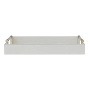 MDF Lacquered Tray - Cream