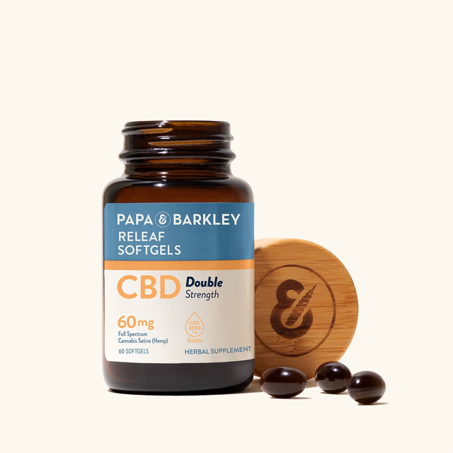 CBD Double Strength Releaf Softgels